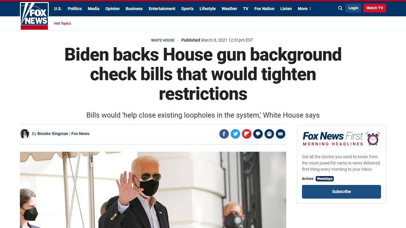 Biden backs House gun background check bills that would tighten ...